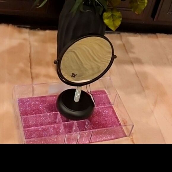 Chateau Rhinestone Encrusted Vanity Table Mirror - Picture 9 of 10